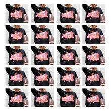 Load image into Gallery viewer, Dalmatian Football Orange Pink Stars Mascots DROPDOWN TRANSFER CSD AUG 26
