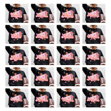 Load image into Gallery viewer, Dalmatian Cheer Orange Pink Stars Mascots DROPDOWN TRANSFER CSD AUG 26