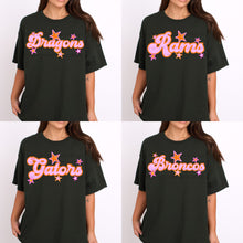 Load image into Gallery viewer, Orange Pink Stars Mascots DROPDOWN TRANSFER CSD AUG 26