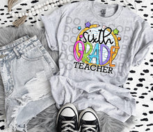 Load image into Gallery viewer, Pencil Stars Paper Grades Teacher DROPDOWN TRANSFER SCG