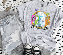 Load image into Gallery viewer, Pencil Stars Paper Grades Teacher DROPDOWN TRANSFER SCG