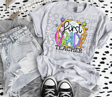 Load image into Gallery viewer, Pencil Stars Paper Grades Teacher DROPDOWN TRANSFER SCG