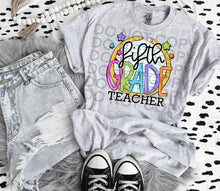 Load image into Gallery viewer, Pencil Stars Paper Grades Teacher DROPDOWN TRANSFER SCG