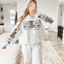 Load image into Gallery viewer, Tis The Season Checkered Tree Gold Accents With SLEEVE & COLOR OPTION DROPDOWN TRANSFER CSC NOV 25