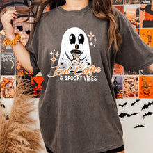 Load image into Gallery viewer, Iced Coffee & Spooky Vibes DROPDOWN TRANSFER CSC June