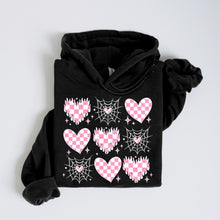 Load image into Gallery viewer, Checkered Heart Spider Webs DROPDOWN TRANSFER DEC CSC