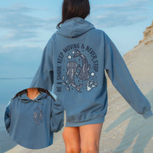 Load image into Gallery viewer, Be A Shark. Keep Moving. Never Stop. With Pocket DROPDOWN TRANSFER CSC June