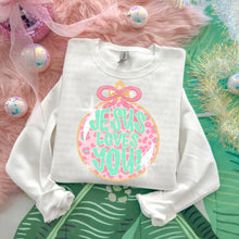 Load image into Gallery viewer, Jesus Loves You Ornament Color Dropdown TRANSFER OHD OCT 25