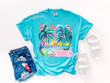 Load image into Gallery viewer, Summer Vibes Painted Palm Trees TRANSFER SCG MAR 26