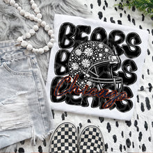 Load image into Gallery viewer, Football Mascot Faux Rhinestone Helmet Dropdown TRANSFER VIRGO JUNE 25