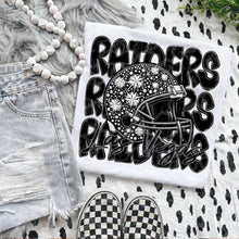 Load image into Gallery viewer, Football Mascot Faux Rhinestone Helmet Dropdown TRANSFER VIRGO JUNE 25