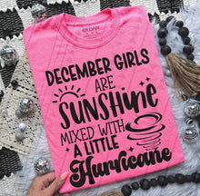 Load image into Gallery viewer, Birthday Month Girls Are Sunshine Blk TRANSFER
