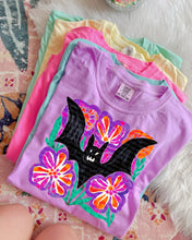 Load image into Gallery viewer, Black Bat With Flowers TRANSFER SCG AUGUST