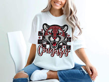 Load image into Gallery viewer, Checkered Rhinestone Mascot DROPDOWN TRANSFER CSWD