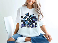 Load image into Gallery viewer, Checkered Rhinestone Mascot DROPDOWN TRANSFER CSWD