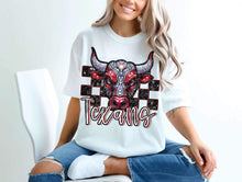 Load image into Gallery viewer, Checkered Rhinestone Mascot DROPDOWN TRANSFER CSWD