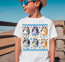 Load image into Gallery viewer, Blue Fam 2 Layer Ice Cream TRANSFER