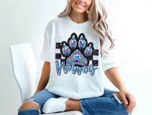 Load image into Gallery viewer, Checkered Rhinestone Mascot DROPDOWN TRANSFER CSWD