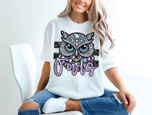 Load image into Gallery viewer, Checkered Rhinestone Mascot DROPDOWN TRANSFER CSWD