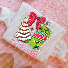 Load image into Gallery viewer, I’m Just A Girl Cake With Drink Dropdown TRANSFER JBD NOV 25