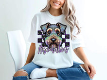 Load image into Gallery viewer, Checkered Rhinestone Mascot DROPDOWN TRANSFER CSWD