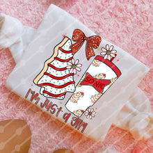 Load image into Gallery viewer, I’m Just A Girl Cake With Drink Dropdown TRANSFER JBD NOV 25