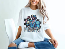 Load image into Gallery viewer, Checkered Rhinestone Mascot DROPDOWN TRANSFER CSWD