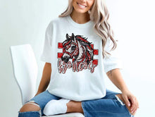 Load image into Gallery viewer, Checkered Rhinestone Mascot DROPDOWN TRANSFER CSWD