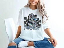 Load image into Gallery viewer, Checkered Rhinestone Mascot DROPDOWN TRANSFER CSWD