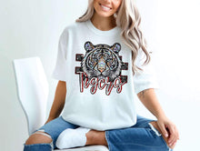 Load image into Gallery viewer, Checkered Rhinestone Mascot DROPDOWN TRANSFER CSWD