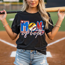 Load image into Gallery viewer, Baseball Softball Mom Red White & Blue DROPDOWN TRANSFER PHDC FEB 26