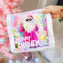 Load image into Gallery viewer, Merry Christmas Santa Peace Faux Paint Dropdown TRANSFER OHD NOV 25