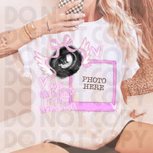 Load image into Gallery viewer, Love Never Leaves It Just Grows Wings Blue Polaroid Customized COLOR DROPDOWN DTF TRANSFER SSD MAY 26 | REMEMBRANCE COLLAB RHD x SSD