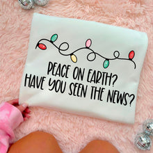 Load image into Gallery viewer, Peace On Earth? Have You Seen The News? Color DROPDOWN TRANSFER CMD SEPT 25