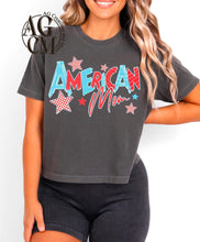 Load image into Gallery viewer, American Mom Bow Dropdown TRANSFER AGCM APR 25