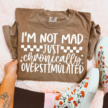 Load image into Gallery viewer, I’m Not Mad Just Chronically Overstimulated Color DROPDOWN TRANSFER CMD SEPT 25