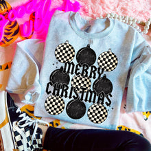 Load image into Gallery viewer, Merry Christmas Checker Balls Color Dropdown TRANSFER MOON OCT 24