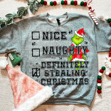 Load image into Gallery viewer, Definitely Stealing Christmas Checklist TRANSFER MOON NOV 24