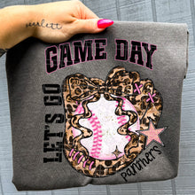 Load image into Gallery viewer, Game Day Let's Go Pink Laces MASCOT DROPDOWN TRANSFER VIRGO MAR 26