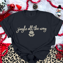 Load image into Gallery viewer, Jingle All The Way Faux Emb Red Or White TRANSFER HMWK