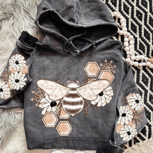 Load image into Gallery viewer, Bumble Bee Honeycomb Floral SLEEVE OPTION TRANSFER MOON NOV 24