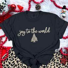 Load image into Gallery viewer, Joy To The World Faux Emb Red Or White TRANSFER HMWK