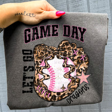 Load image into Gallery viewer, Game Day Let's Go Pink Laces MASCOT DROPDOWN TRANSFER VIRGO MAR 26