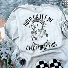 Load image into Gallery viewer, Hold On Let Me Overthink This Snowman Color Dropdown TRANSFER MOON NOV 24