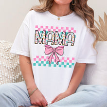 Load image into Gallery viewer, Floral Checker Bow Title Dropdown TRANSFER VIRGO APR 25