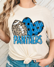 Load image into Gallery viewer, Football Hearts Polka Dot Mascots DROPDOWN TRANSFER