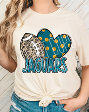 Load image into Gallery viewer, Football Hearts Polka Dot Mascots DROPDOWN TRANSFER