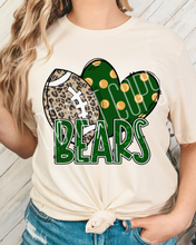 Load image into Gallery viewer, Football Hearts Polka Dot Mascots DROPDOWN TRANSFER