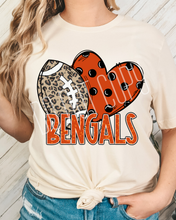 Load image into Gallery viewer, Football Hearts Polka Dot Mascots DROPDOWN TRANSFER