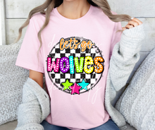 Load image into Gallery viewer, Let’s Go Bright Dotted Checkered Mascots DROPDOWN TRANSFER CAP 24